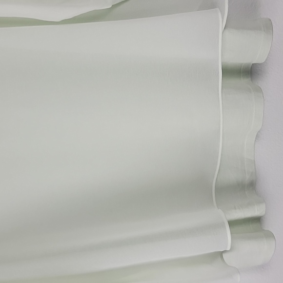 Soft Surroundings Pastel Light Green Chiffon Layered Women's Long Sleeve Top L - Picture 12 of 13